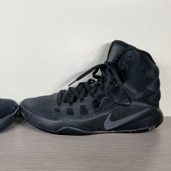 Nike Hyperdunk 2016 Sneakers, Black/Anthracite GS 845120-008, Mens Size 9 / 42.5 - Picture 9 of 12